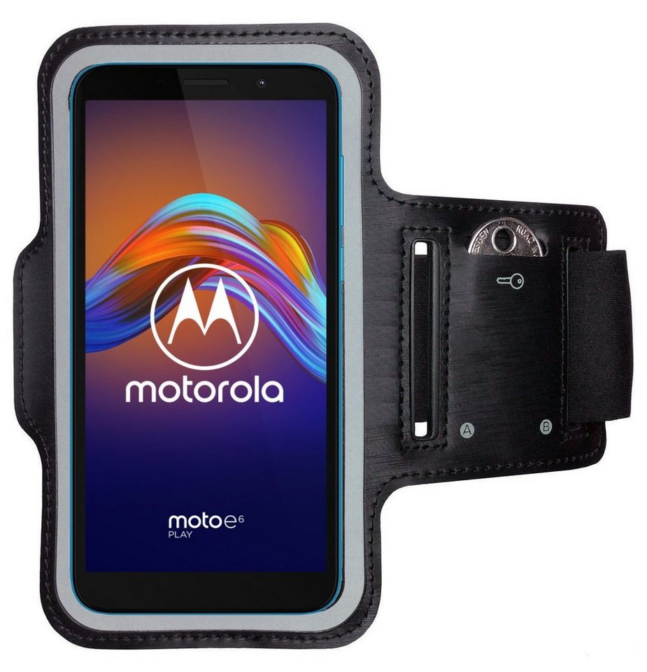 CoverKingz Handyhülle Sportarmband für Motorola Moto E6 Play Handy Fitness Hülle Armband von CoverKingz