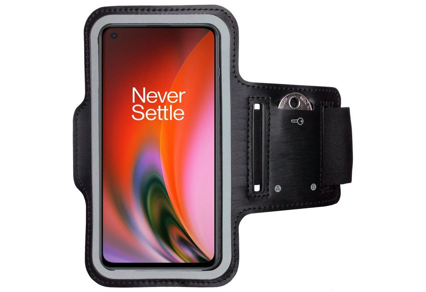 CoverKingz Handyhülle Sportarmband für OnePlus Nord 2 Handy Fitness Hülle Armband Laufhülle, Sport Schutzhülle Schlüsselfach Handyhülle Jogging Schutztasche Etui von CoverKingz