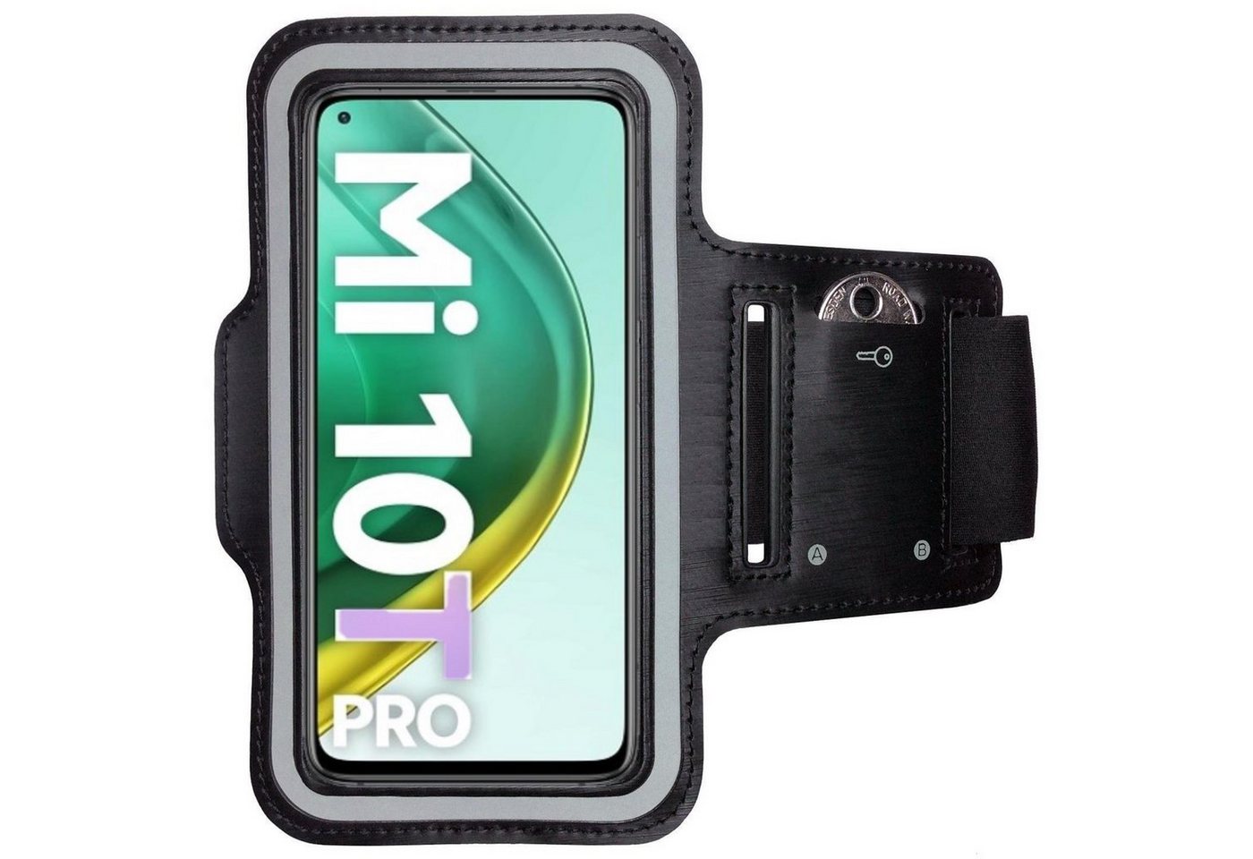 CoverKingz Handyhülle Sportarmband für Xiaomi Mi 10T / 10T Pro Armband Handy Tasche Jogging, Sport Schutzhülle Schlüsselfach Handyhülle Jogging Schutztasche Etui CoverKingz Handyhülle Sportarmband für Xiaomi Mi 10T / 10T Pro Armband Handy Tasche Jogging, Sport Schutzhülle Schlüsselfach Handyhülle Jogging Schutztasche Etui von CoverKingz