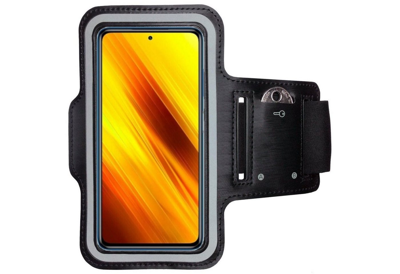 CoverKingz Handyhülle Sportarmband für Xiaomi Poco X3 Pro Handy Tasche Fitness Armband, Sport Schutzhülle Schlüsselfach Handyhülle Jogging Schutztasche Etui CoverKingz Handyhülle Sportarmband für Xiaomi Poco X3 Pro Handy Tasche Fitness Armband, Sport Schutzhülle Schlüsselfach Handyhülle Jogging Schutztasche Etui von CoverKingz