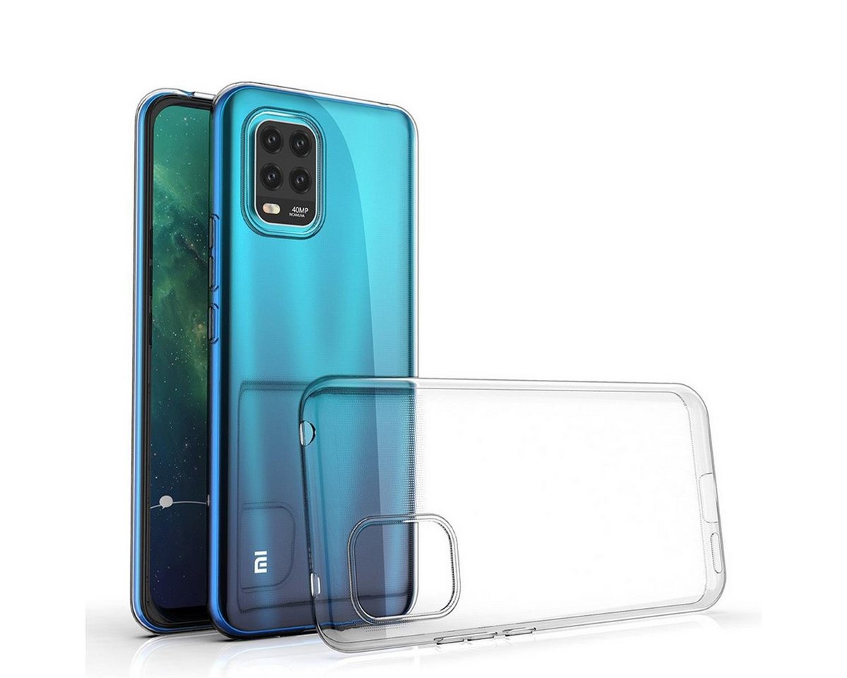 CoverKingz Handyhülle Xiaomi Mi 10 Lite Handyhülle Silikon Cover Case Bumper Transparent von CoverKingz
