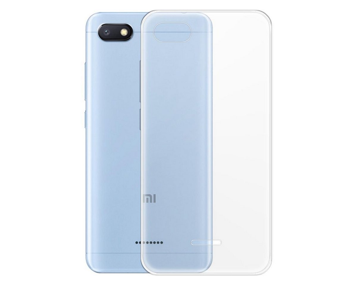 CoverKingz Handyhülle Xiaomi Redmi 6A Handy Hülle Silikon Case Cover Schutzhülle Bumper klar von CoverKingz