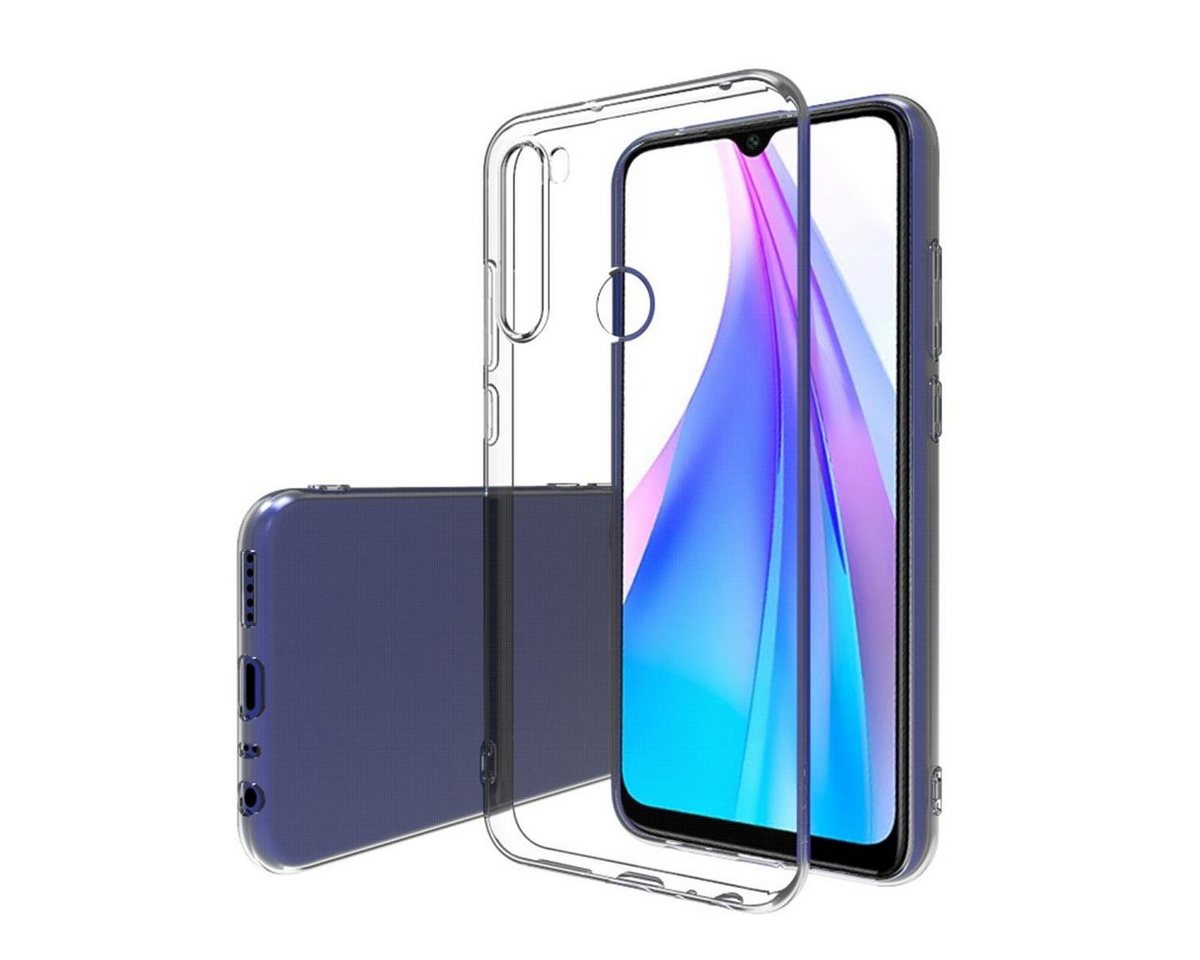 CoverKingz Handyhülle Xiaomi Redmi Note 8 Handy Hülle Silikon Cover Schutzhülle Soft klar von CoverKingz