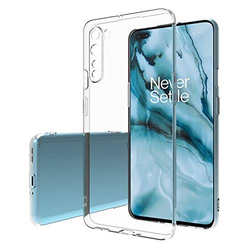 CoverKingz Handyhülle für OnePlus Nord - Silikonhülle Soft Case Bumper Durchsichtig - Handy Hülle Slim Cover Transparent von CoverKingz