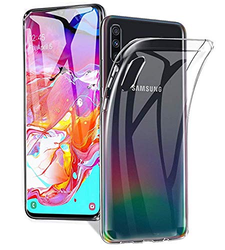 CoverKingz Handyhülle für Samsung Galaxy A70 - Silikonhülle Soft Case Bumper Durchsichtig - Handy Hülle Slim Cover Transparent von CoverKingz