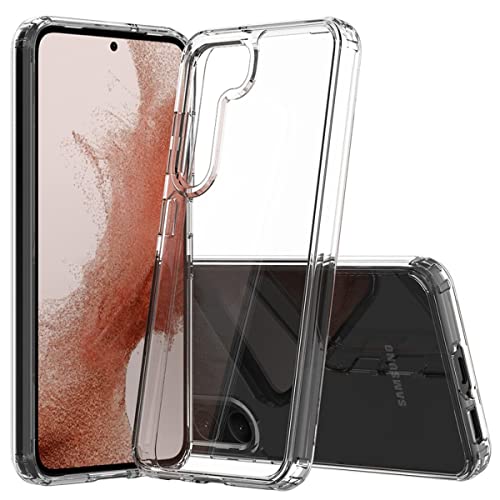 CoverKingz Handyhülle für Samsung Galaxy S23+ - Stoßfeste Handy Hülle mit Kameraschutz - Slim Hybrid Case Transparent Clear Cover von CoverKingz