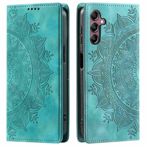 CoverKingz Handyhülle für Samsung Galaxy S24 FE - Handytasche mit Kartenfach Standfunktion Cover - Handy Hülle klappbar Motiv Mandala Grün CoverKingz Handyhülle für Samsung Galaxy S24 FE - Handytasche mit Kartenfach Standfunktion Cover - Handy Hülle klappbar Motiv Mandala Grün von CoverKingz