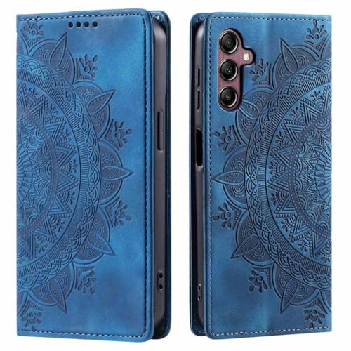 CoverKingz Handyhülle für Samsung Galaxy S25 - Handytasche mit Kartenfach Klapphülle Cover - Handy Hülle klappbar Motiv Mandala Blau CoverKingz Handyhülle für Samsung Galaxy S25 - Handytasche mit Kartenfach Klapphülle Cover - Handy Hülle klappbar Motiv Mandala Blau von CoverKingz