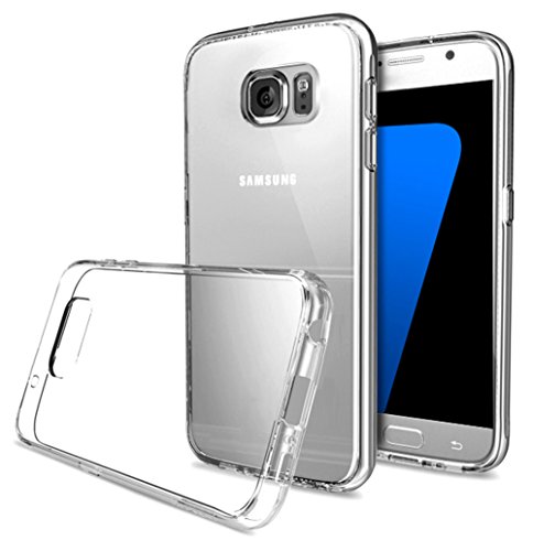 CoverKingz Handyhülle für Samsung Galaxy S7 - Silikonhülle Soft Case Bumper Durchsichtig - Handy Hülle Slim Cover Transparent von CoverKingz