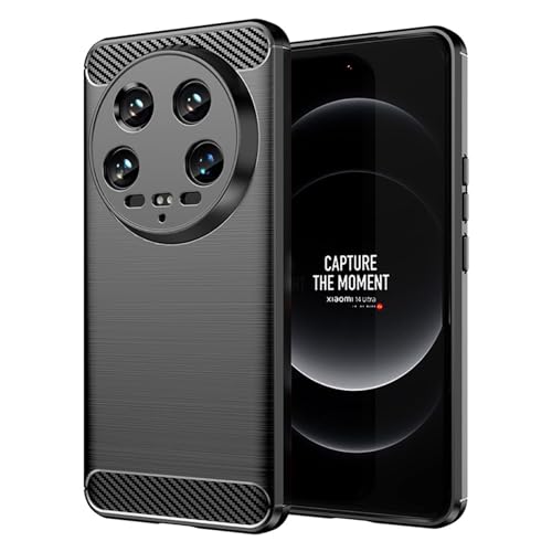 CoverKingz Handyhülle für Xiaomi 14 Ultra - Silikon Handy Hülle im Carbon Design - Soft Case Phone Cover Schwarz CoverKingz Handyhülle für Xiaomi 14 Ultra - Silikon Handy Hülle im Carbon Design - Soft Case Phone Cover Schwarz von CoverKingz