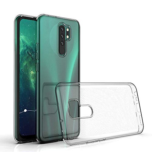 CoverKingz Handyhülle für Xiaomi Redmi 9 - Silikonhülle Soft Case Bumper Durchsichtig - Handy Hülle Slim Cover Transparent von CoverKingz