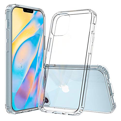 CoverKingz Handyhülle für iPhone 12 Mini [5,4 Zoll] - Stoßfeste Handy Hülle mit Kameraschutz - Slim Hybrid Case Transparent Clear Cover von CoverKingz