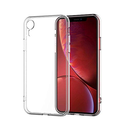 CoverKingz Handyhülle für iPhone XR - Silikonhülle Soft Case Bumper Durchsichtig - Handy Hülle Slim Cover Transparent von CoverKingz