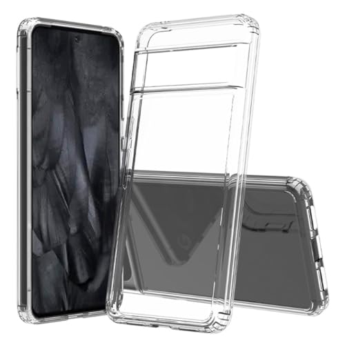 CoverKingz Handyhülle kompatibel mit Google Pixel 8 Pro - Stoßfeste Handy Hülle mit Kameraschutz - Silikon/Acryl Cover Clear - Slim Hybrid Case Transparent von CoverKingz