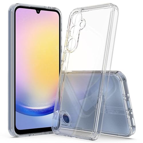 CoverKingz Handyhülle kompatibel mit Samsung Galaxy A35 5G - Stoßfeste Handy Hülle mit Kameraschutz - Silikon/Acryl Cover Clear - Slim Hybrid Case Transparent von CoverKingz