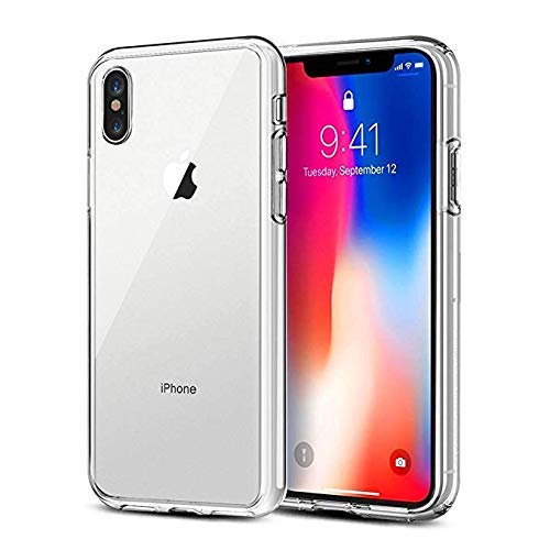 CoverKingz Handyhülle kompatibel mit iPhone XS Max - Durchsichtige Silikon Handy Hülle Clear - Slim Soft Case Cover Transparent von CoverKingz