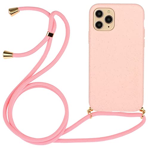 CoverKingz Handykette kompatibel mit iPhone 14 Pro - Handyhülle Necklace Case Silikonhülle Cover - Handy Hülle zum Umhängen Rosa von CoverKingz