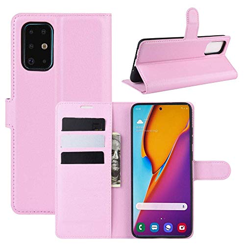 CoverKingz Klapphülle kompatibel mit Samsung Galaxy S20+ [6,7 Zoll] - Schutzhülle mit Kartenfach zum aufklappen - Klapphandyhülle Case klappbar Pink von CoverKingz