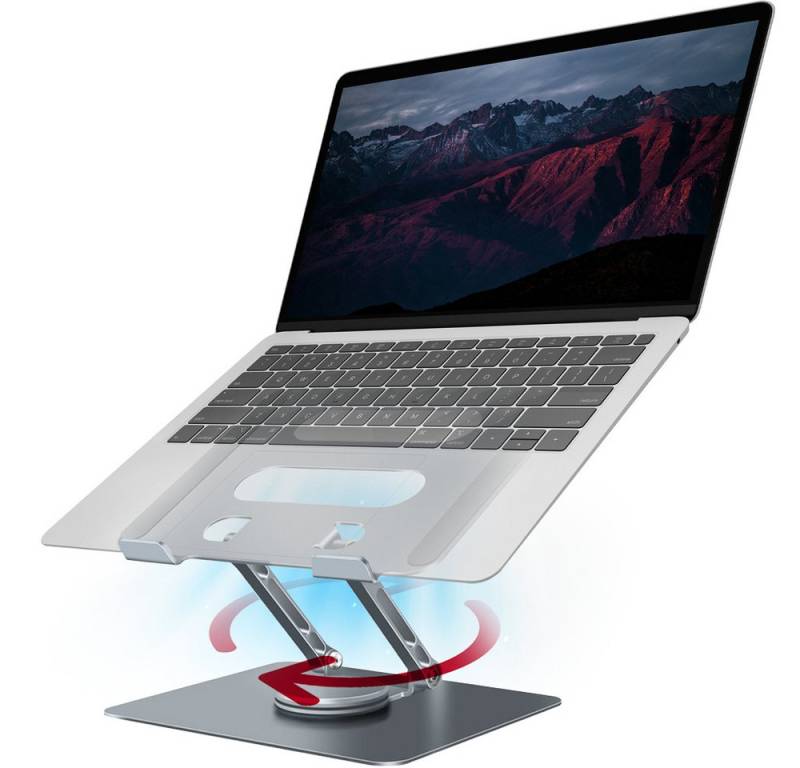 CoverKingz Laptop Ständer Höhenverstellbar mit 360° drehbarer Basis 10-17 grau Laptop-Ständer von CoverKingz