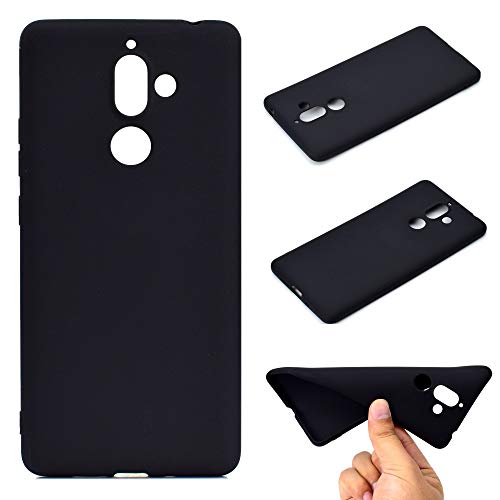 CoverKingz Schutzhülle Handyhülle für Nokia 7 Plus Handy Hülle Silikon Case, Schwarz von CoverKingz