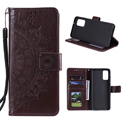 CoverKingz Schutzhülle kompatibel mit Samsung Galaxy M51 - Handycover mit Kartenfach Schutztasche Wallet - Flip Case klappbar Motiv Mandala Braun CoverKingz Schutzhülle kompatibel mit Samsung Galaxy M51 - Handycover mit Kartenfach Schutztasche Wallet - Flip Case klappbar Motiv Mandala Braun von CoverKingz