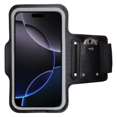 CoverKingz Sportarmband für iPhone 16 Pro - Armtasche mit Schlüsselfach Oberarm Halterung - Sport Laufarmband Handy Armband CoverKingz Sportarmband für iPhone 16 Pro - Armtasche mit Schlüsselfach Oberarm Halterung - Sport Laufarmband Handy Armband von CoverKingz