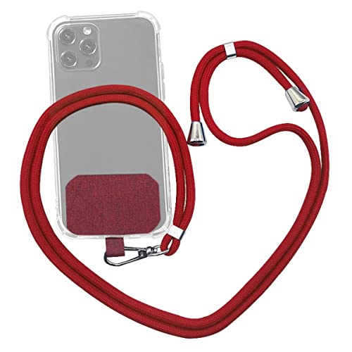 CoverKingz Universal Handykette - Handyband zum Umhängen kompatibel mit nahezu Allen Handy Cover - Smartphone Strap Rot von CoverKingz
