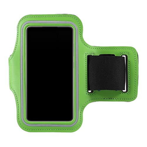 CoverKingz Universal Sportarmband Handy Tasche - für alle Smartphones von 6,6-6,9 Zoll - Armtasche mit Schlüsselfach - Laufarmband Joggen - Sport Handyhülle Grün von CoverKingz