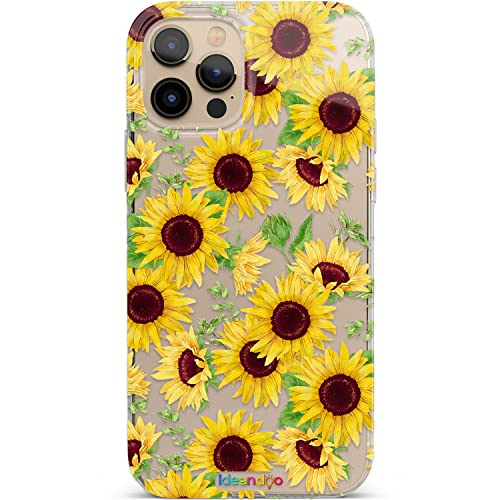 Coverpersonalizzate.it Handyhülle Apple iPhone 5 / 5s / SE Blumen Ideandoo Kollektion Sonnenblumen, transparente, dünne, hochwertig Bedruckte Hülle von Coverpersonalizzate.it