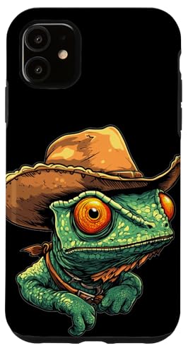 Awesome Rodeo Chamäleon mit Cowboyhut für Eidechsenliebhaber Hülle für iPhone 11 Awesome Rodeo Chamäleon mit Cowboyhut für Eidechsenliebhaber Hülle für iPhone 11 von Cowboy Chameleon