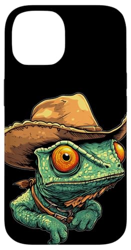 Awesome Rodeo Chamäleon mit Cowboyhut für Eidechsenliebhaber Hülle für iPhone 14 Awesome Rodeo Chamäleon mit Cowboyhut für Eidechsenliebhaber Hülle für iPhone 14 von Cowboy Chameleon