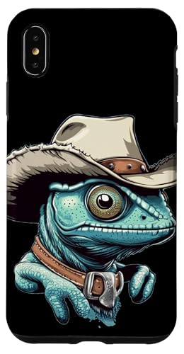 Chamäleon Sheriff Ready to Rule the Desert Outfit Hülle für iPhone XS Max Chamäleon Sheriff Ready to Rule the Desert Outfit Hülle für iPhone XS Max von Cowboy Chameleon