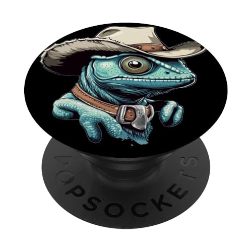 Chamäleon Sheriff Ready to Rule the Desert Outfit PopSockets Klebender PopGrip Chamäleon Sheriff Ready to Rule the Desert Outfit PopSockets Klebender PopGrip von Cowboy Chameleon