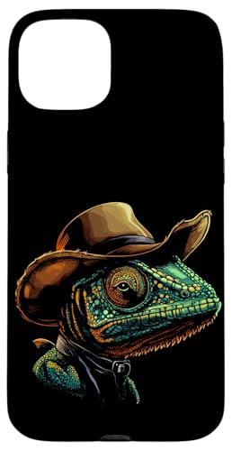Cowboyhut trifft auf buntes Reptilienkostüm für Jungen und Mädchen Hülle für iPhone 15 Plus Cowboyhut trifft auf buntes Reptilienkostüm für Jungen und Mädchen Hülle für iPhone 15 Plus von Cowboy Chameleon