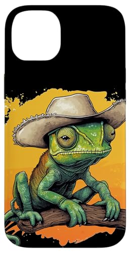 Lustiges, lebendiges Cowboy-Chamäleon auf Patrol Hülle für iPhone 14 Plus Lustiges, lebendiges Cowboy-Chamäleon auf Patrol Hülle für iPhone 14 Plus von Cowboy Chameleon