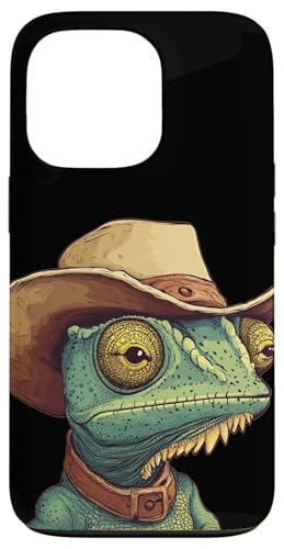 Lustiges Ranch-Leben mit Chamäleon-Twist, für Reptilienliebhaber Hülle für iPhone 13 Pro Lustiges Ranch-Leben mit Chamäleon-Twist, für Reptilienliebhaber Hülle für iPhone 13 Pro von Cowboy Chameleon