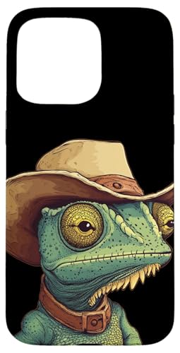 Lustiges Ranch-Leben mit Chamäleon-Twist, für Reptilienliebhaber Hülle für iPhone 15 Pro Max Lustiges Ranch-Leben mit Chamäleon-Twist, für Reptilienliebhaber Hülle für iPhone 15 Pro Max von Cowboy Chameleon