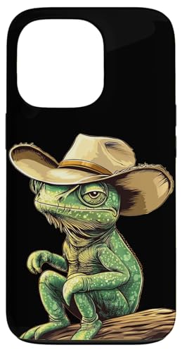 Lustiges sitzendes Reptilien-Chamäleon-Kostüm für Eidechsenliebhaber Hülle für iPhone 13 Pro Lustiges sitzendes Reptilien-Chamäleon-Kostüm für Eidechsenliebhaber Hülle für iPhone 13 Pro von Cowboy Chameleon