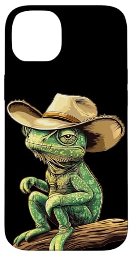 Lustiges sitzendes Reptilien-Chamäleon-Kostüm für Eidechsenliebhaber Hülle für iPhone 14 Plus Lustiges sitzendes Reptilien-Chamäleon-Kostüm für Eidechsenliebhaber Hülle für iPhone 14 Plus von Cowboy Chameleon