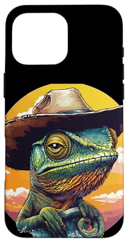 Satteln Sie sich mit diesem Cowboy-Chamäleon für Reptilienliebhaber Hülle für iPhone 16 Pro Max Satteln Sie sich mit diesem Cowboy-Chamäleon für Reptilienliebhaber Hülle für iPhone 16 Pro Max von Cowboy Chameleon