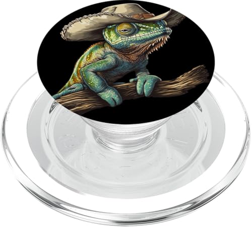 Western Desert Days with a Chamäleon Twist PopSockets PopGrip für MagSafe Western Desert Days with a Chamäleon Twist PopSockets PopGrip für MagSafe von Cowboy Chameleon