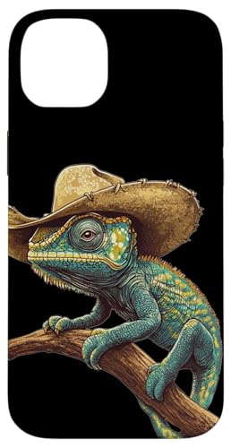 Wild West Fun mit Chamäleonstern für Reptilienliebhaber Hülle für iPhone 14 Plus Wild West Fun mit Chamäleonstern für Reptilienliebhaber Hülle für iPhone 14 Plus von Cowboy Chameleon