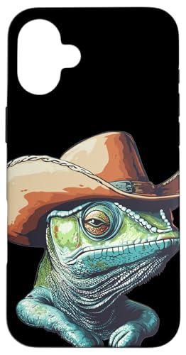 Wüstenhumor mit diesem Cowboy-Chamäleon-Kostüm Hülle für iPhone 16 Plus Wüstenhumor mit diesem Cowboy-Chamäleon-Kostüm Hülle für iPhone 16 Plus von Cowboy Chameleon