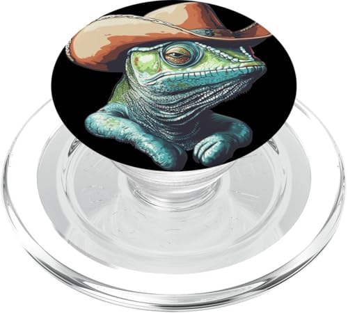 Wüstenhumor mit diesem Cowboy-Chamäleon-Kostüm PopSockets PopGrip für MagSafe Wüstenhumor mit diesem Cowboy-Chamäleon-Kostüm PopSockets PopGrip für MagSafe von Cowboy Chameleon