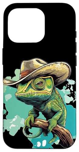 Yeehaw Vibes mit einem Cowboy-Chamäleon-Kostüm Hülle für iPhone 16 Pro Yeehaw Vibes mit einem Cowboy-Chamäleon-Kostüm Hülle für iPhone 16 Pro von Cowboy Chameleon