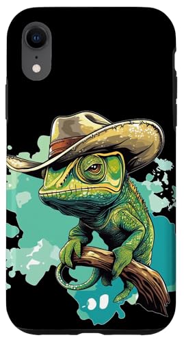 Yeehaw Vibes mit einem Cowboy-Chamäleon-Kostüm Hülle für iPhone XR Yeehaw Vibes mit einem Cowboy-Chamäleon-Kostüm Hülle für iPhone XR von Cowboy Chameleon