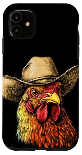 Cooles Hühnergesicht mit Cowboyhut für Jungen und Mädchen Hülle für iPhone 11 Cooles Hühnergesicht mit Cowboyhut für Jungen und Mädchen Hülle für iPhone 11 von Cowboy Chicken