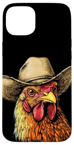 Cooles Hühnergesicht mit Cowboyhut für Jungen und Mädchen Hülle für iPhone 15 Plus Cooles Hühnergesicht mit Cowboyhut für Jungen und Mädchen Hülle für iPhone 15 Plus von Cowboy Chicken