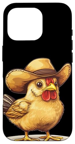 Cooles Huhn mit Cowboyhut für Hahn- und Cowboy-Liebhaber Hülle für iPhone 16 Pro Cooles Huhn mit Cowboyhut für Hahn- und Cowboy-Liebhaber Hülle für iPhone 16 Pro von Cowboy Chicken