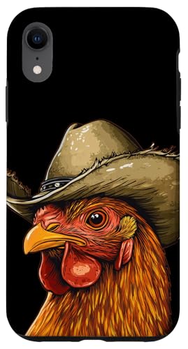 Hahn-Cowboy-Kostüm für Rodeo-Huhn- und Ranch-Liebhaber Hülle für iPhone XR Hahn-Cowboy-Kostüm für Rodeo-Huhn- und Ranch-Liebhaber Hülle für iPhone XR von Cowboy Chicken